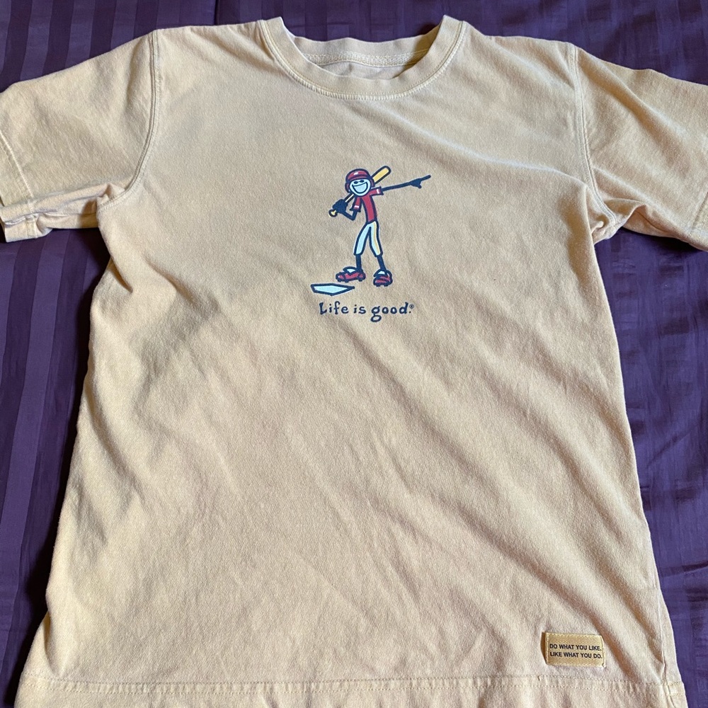 Life is Good baseball tee Boys 10